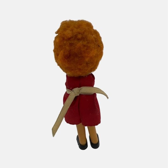 Vintage 1982 Applause Little Orphan Annie Pencil Grabber Doll Clip On 5" - Picture 2 of 6
